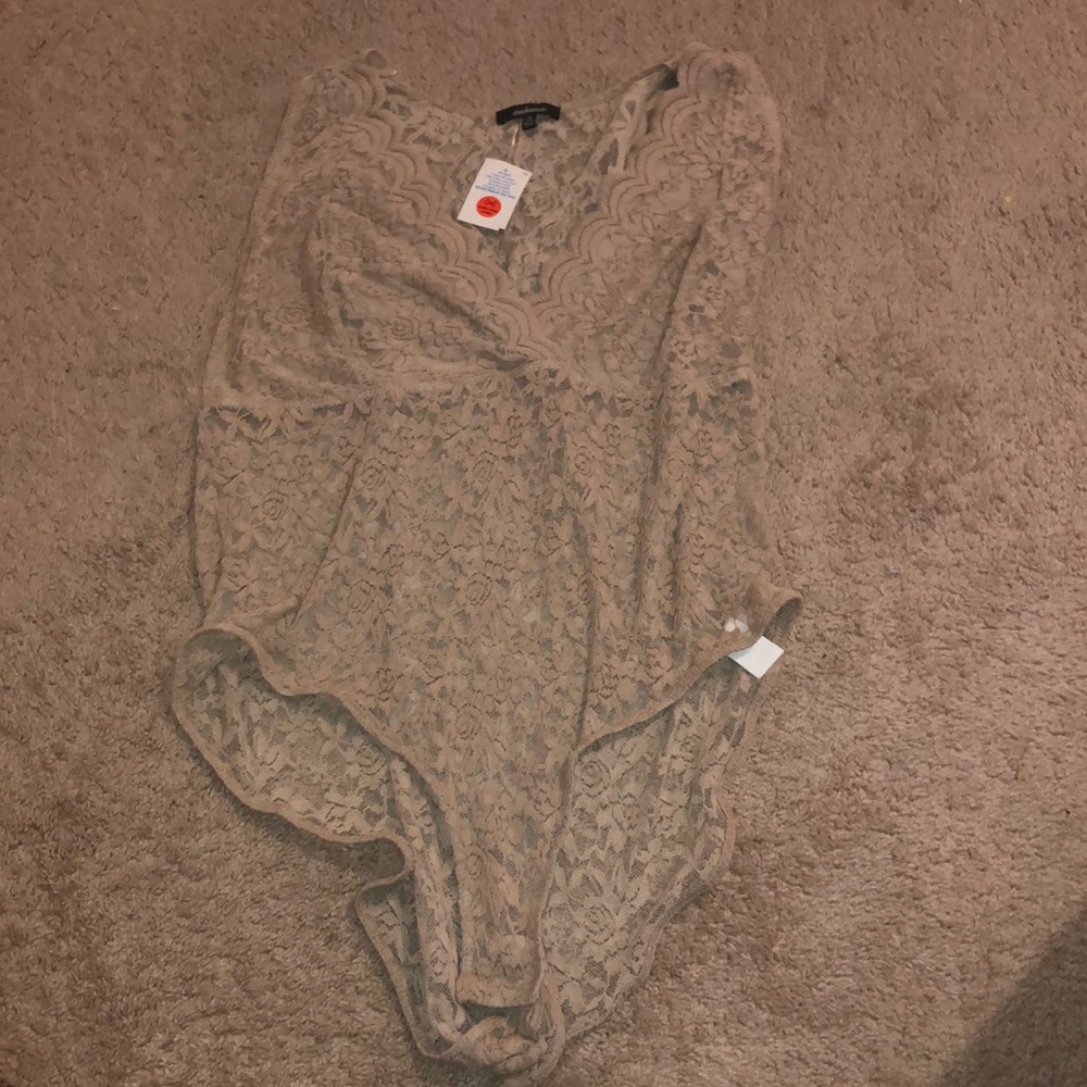 Beige Body Suit
